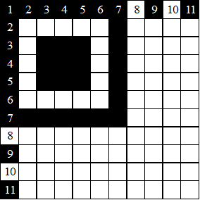 Рисунок 1 – Исходная матрица для М1