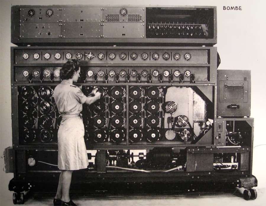 Машину назвали Bombe из-за характерного звука часового механизма при работе  