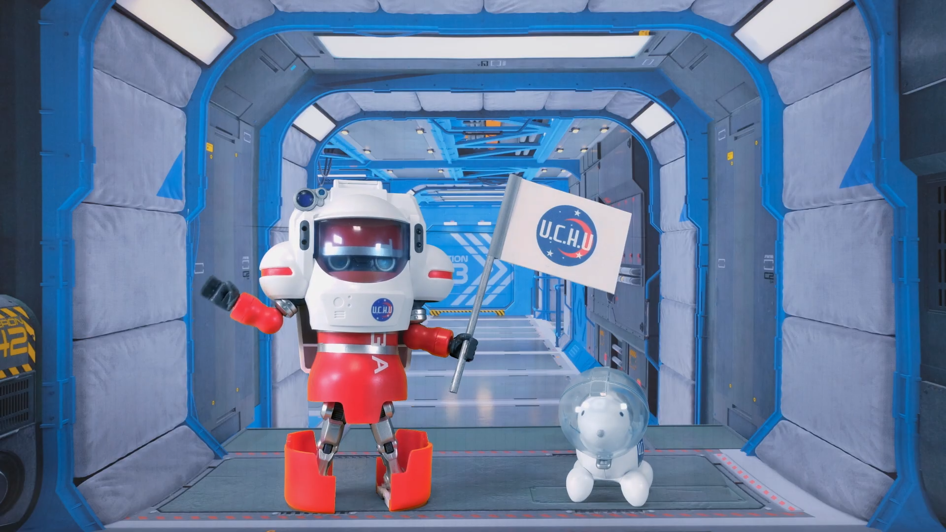 Робот-космонавт и его помощник пёсик, отправившиеся в космос 31 июля 2021 года, в день когда Мацумото исполнилось 54 года. Робот в собранном виде повторяет вид основной линейки продуктов компании TENGA в фирменных цветах — красном и металлике. А собачка — оживший представитель линейки продукции EGG (с англ. яйцо)  