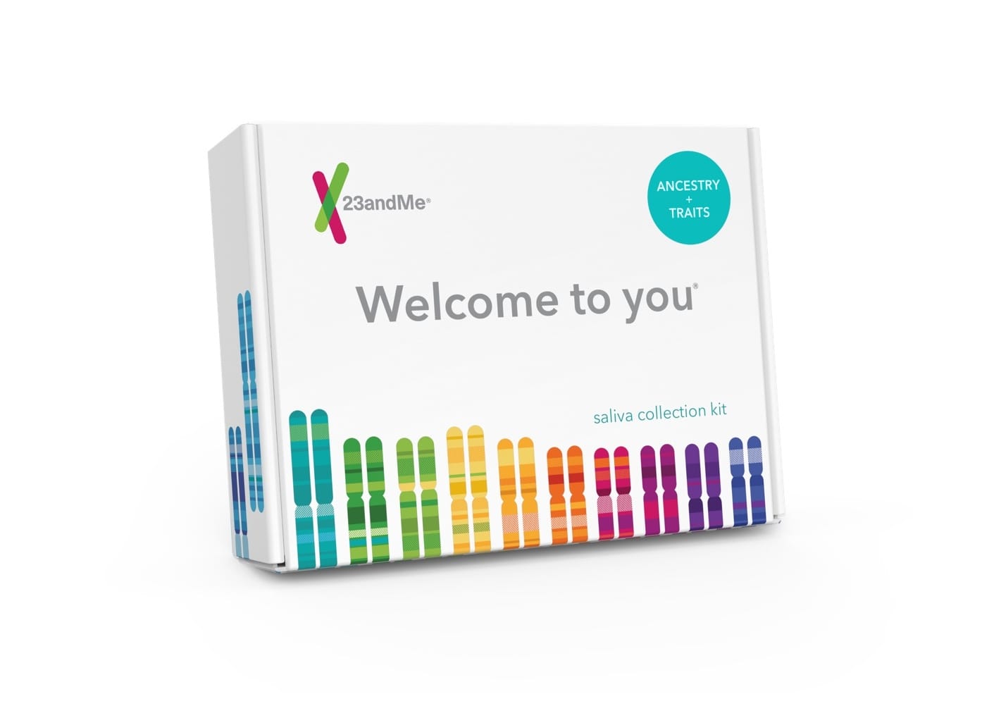 Коробочка от комании 23andMe