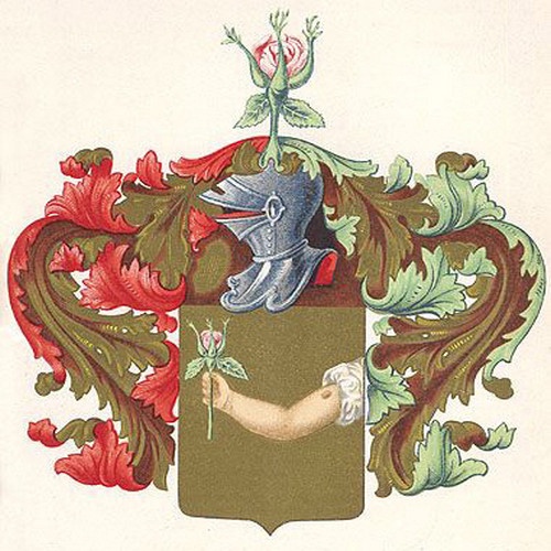 Герб, дарованный Екатериной II семье Александра Даниловича Маркова (Оспенного)