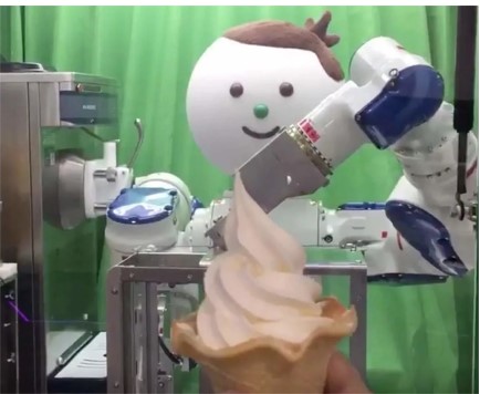 Yaskawa-kun, робот-мороженщик