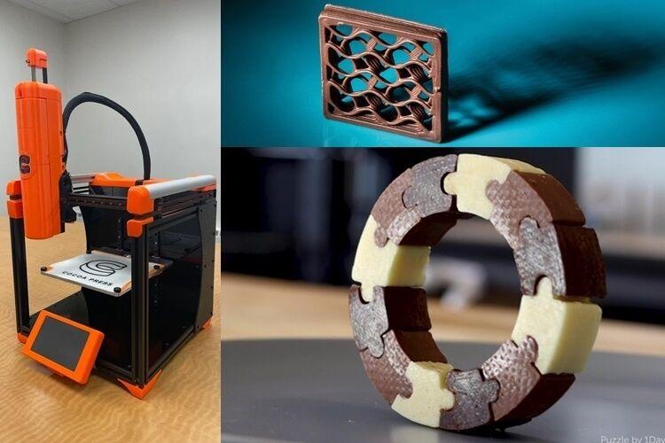 Chocolate Filament 3D Printers : Cocoa Press 3D printer