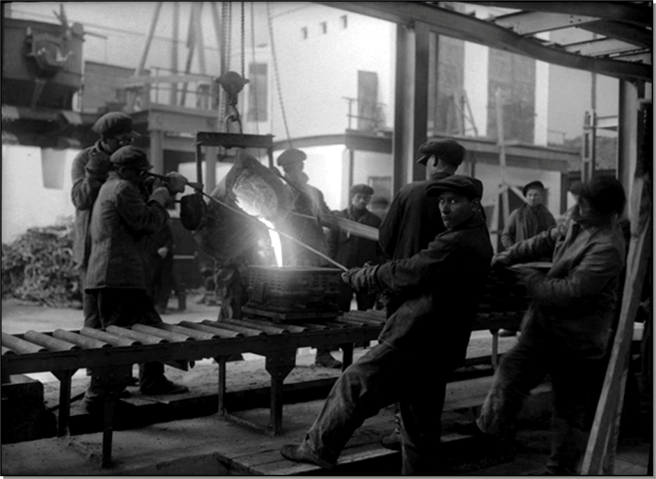 Металлургический завод г. Выксы, середина 30-х гг. ХХ века. Именно в Выксе Неймарков застали сталинские репрессии