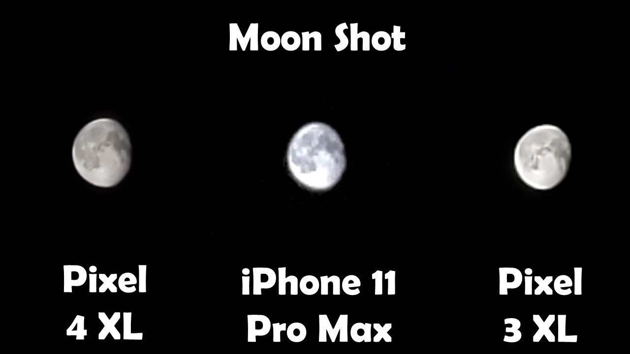 У телефонов конца 2019 года качество снимков луны было "такое себе".