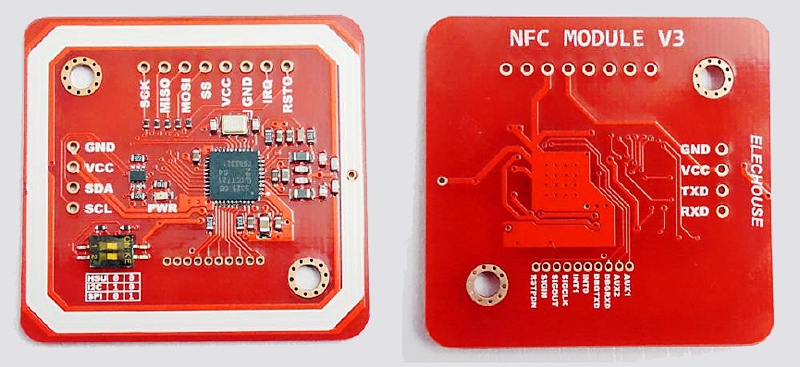 RFID/NFC модуль PN532. Китайцы скопировали версию от Elechouse.