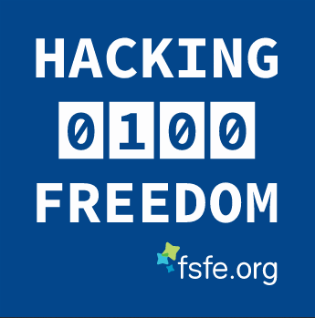Стикер Hacking for Freedom