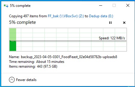 3.2.9 NTFS Copy files