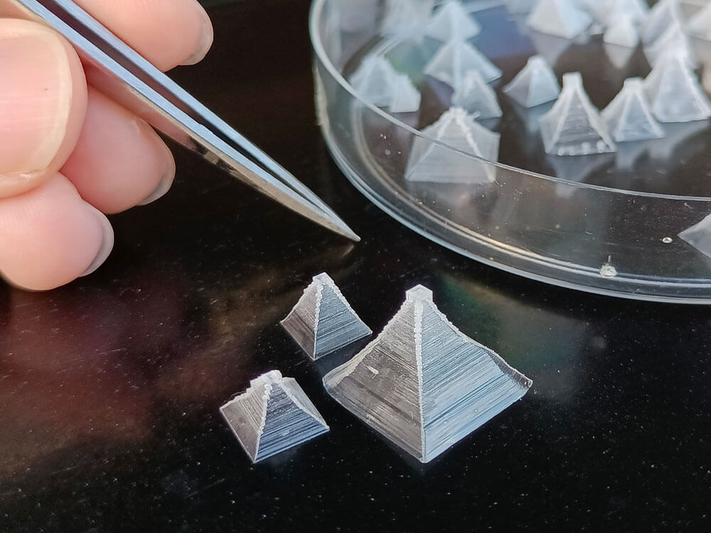 как сделать пирамидку из кристаллов соли