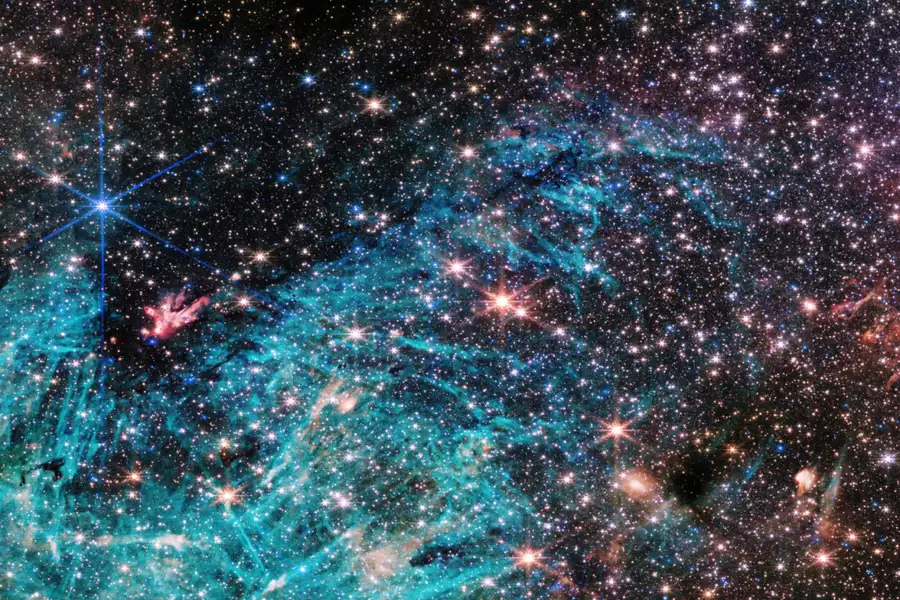 Плотный центр Млечного Пути, увиденный космическим телескопом Джеймса Уэбба.NASA, ESA, CSA, STScI, Сэмюэл Кроу (UVA)
