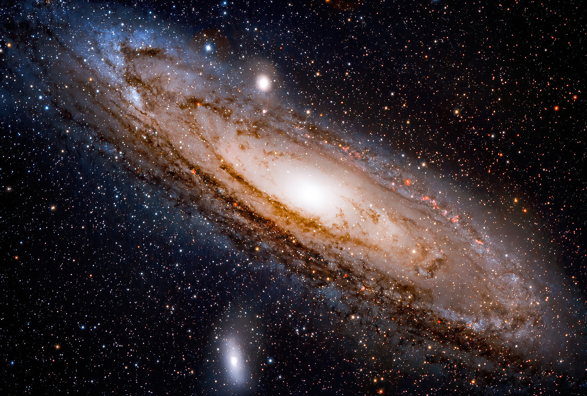 Галактика Андромеды — M31 — NGC 224. Автор астрофото: David (Deddy) Dayag