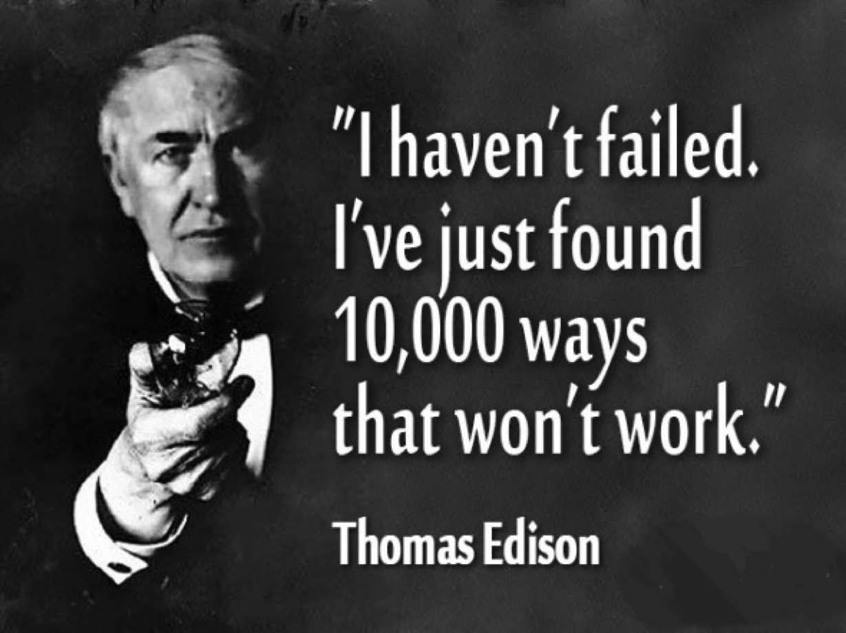 Известная цитата Томаса Эдисона