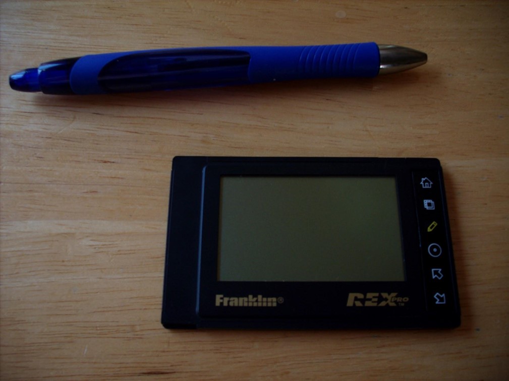 The predecessor to the REX 6000 is the Franklin REX-PRO5 (image source)