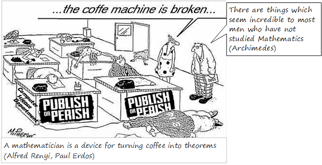 «Математик – это машина по переработке кофе в теоремы» (Альфред Реньи, Пауль Эрдёш)