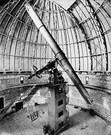 Телескоп-рефрактор с фокусным расстоянием 20 метров