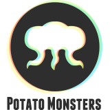 Логотип компании «Potato Monsters»