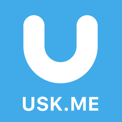 Логотип компании «Usk.me»