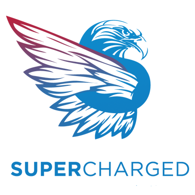 Логотип компании «SUPERCHARGED»