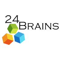 Логотип компании «24 Brains»