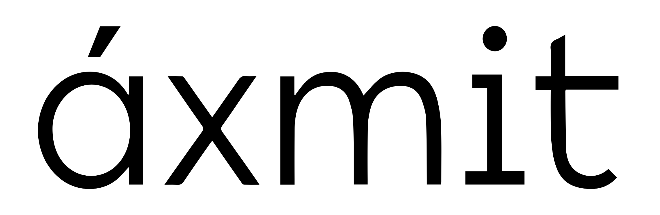 Логотип компании «áxmit»