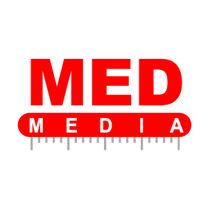 Логотип компании «МЕД-МЕДИА»