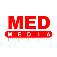 Логотип компании «МЕД-МЕДИА»