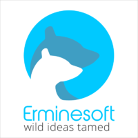 Логотип компании «Erminesoft»