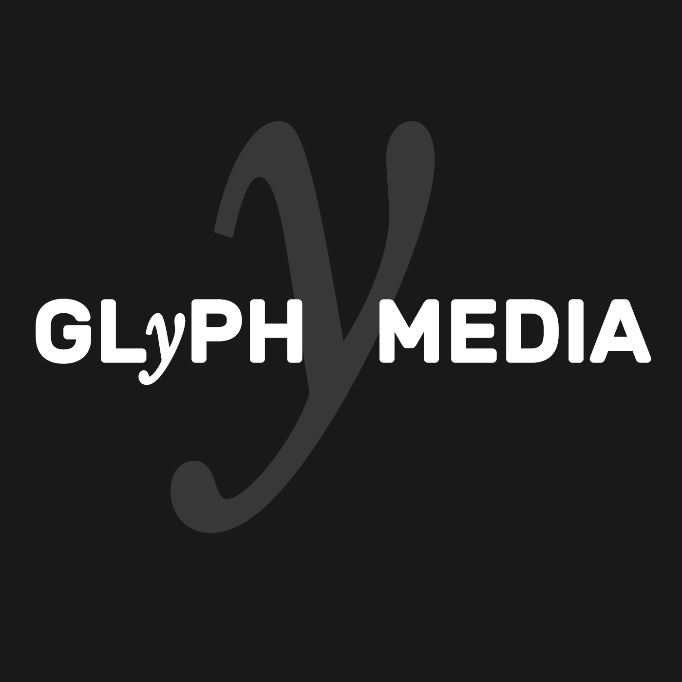 Логотип компании «Glyph media»