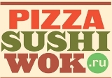 Логотип компании «Pizza Sushi Wok»