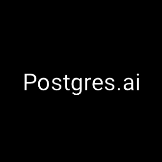 Логотип компании «Postgres.ai»