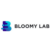 Логотип компании «Bloomy Lab»