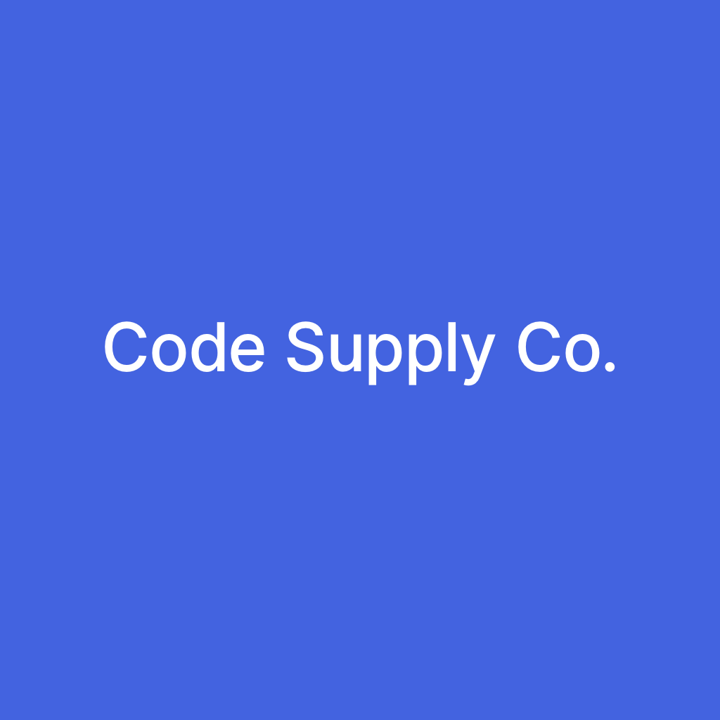 Логотип компании «Code Supply Co.»