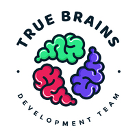 Логотип компании «True Brains»