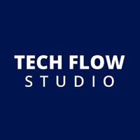 Логотип компании «TechFlow.Studio»