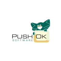 Логотип компании «PushOk Software»