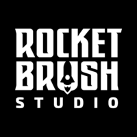 Логотип компании «RocketBrush Studio»