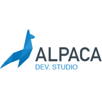 Логотип компании «Alpaca Dev Studio»