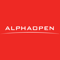 Логотип компании «Alphaopen»