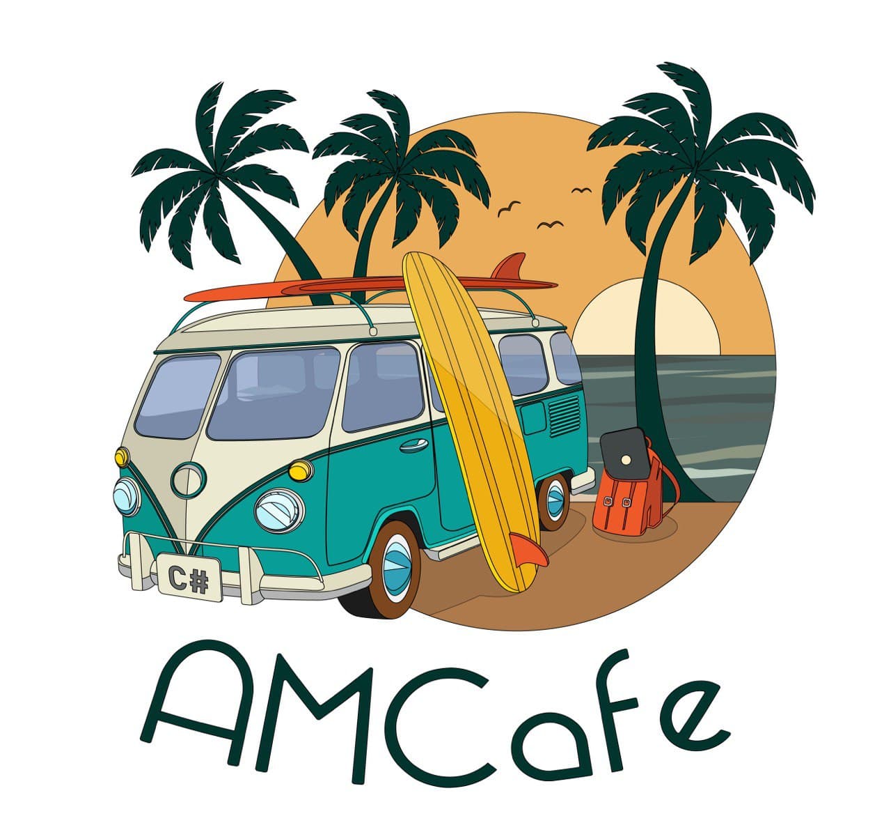 Логотип компании «AMCafe»