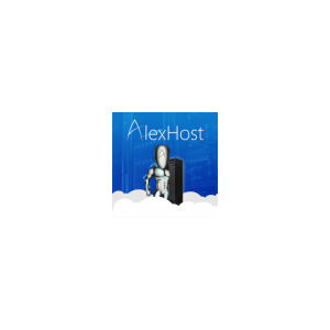 Логотип компании «AlexHost»
