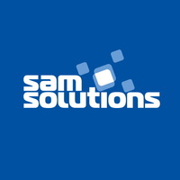 Логотип компании «SaM Solutions»