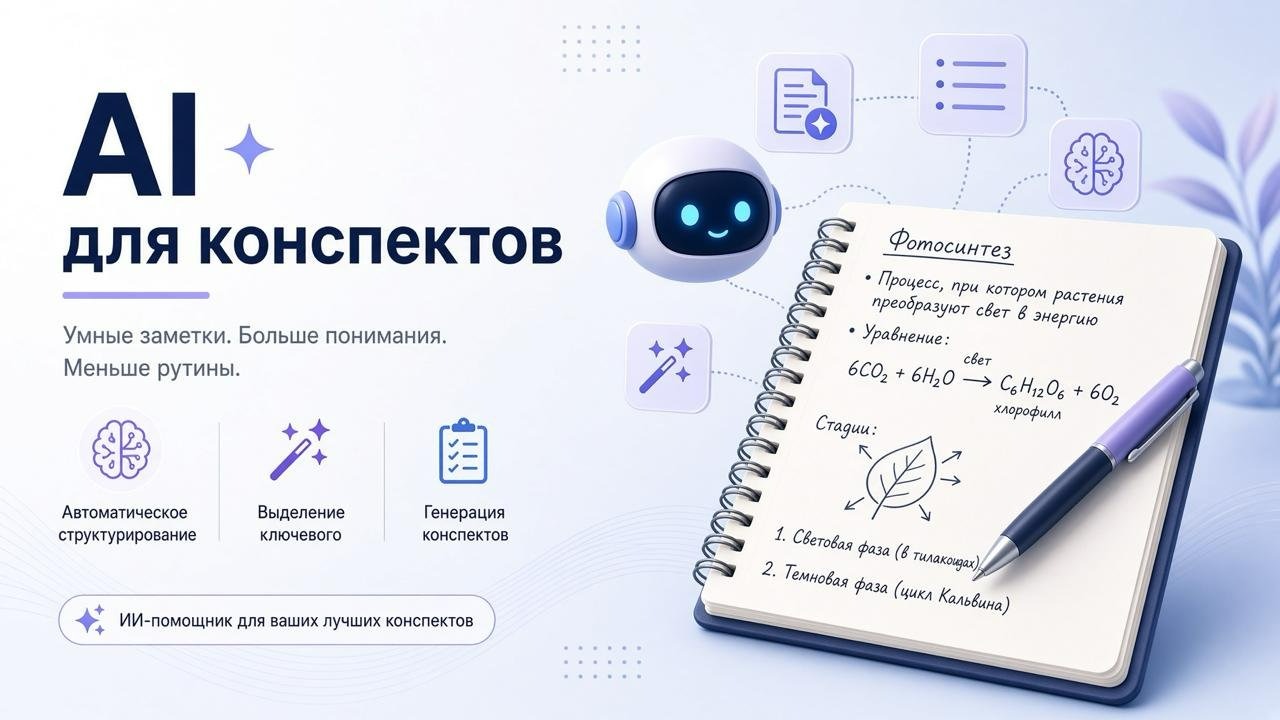 Нейросети для конспектов лекций