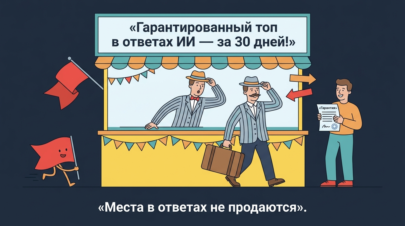 Места в ответах нейросетей не продаются Места в ответах нейросетей не продаются