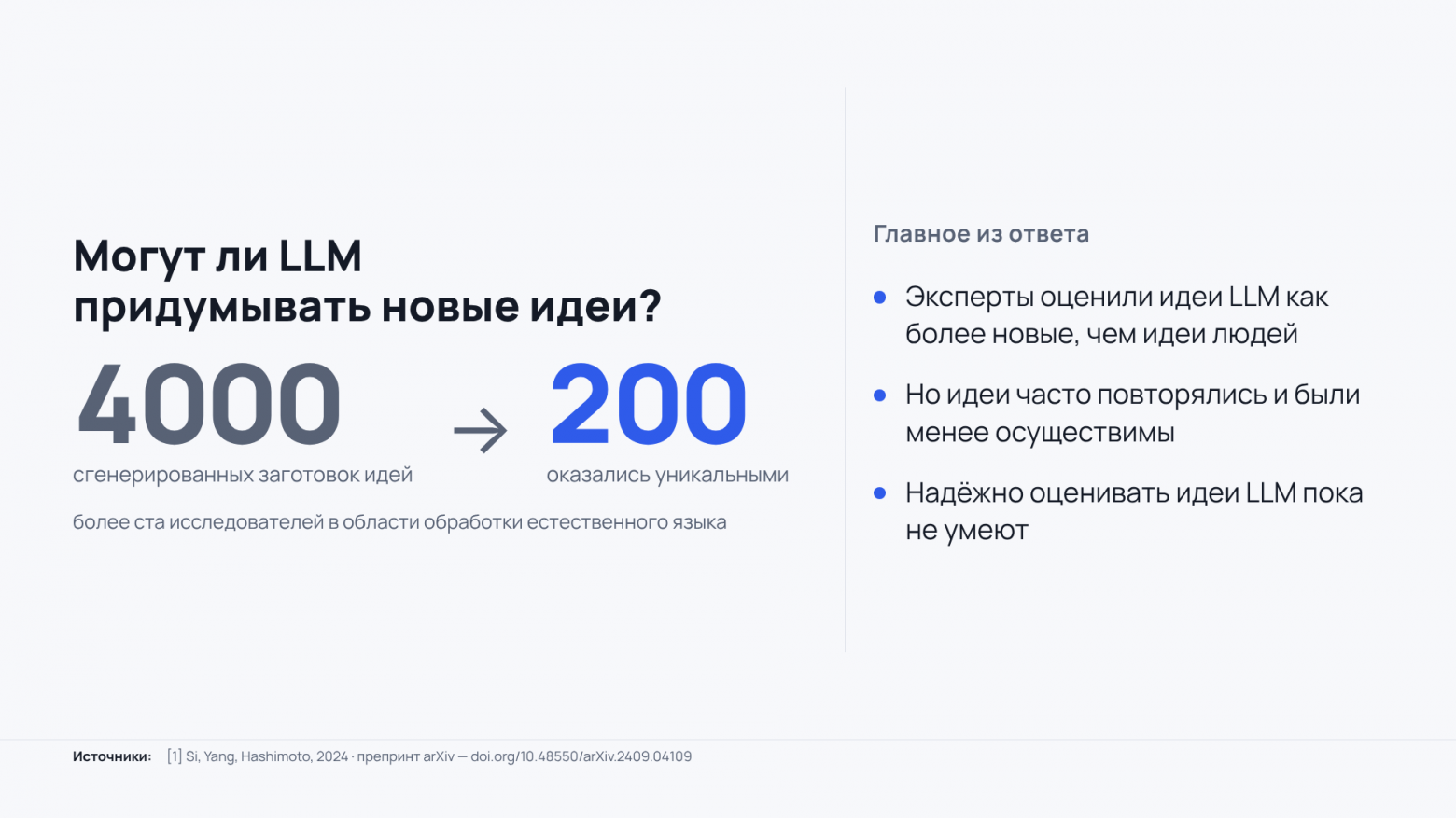 LLM и инновации LLM и инновации