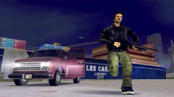 Официальный скриншот GTA III для PS2