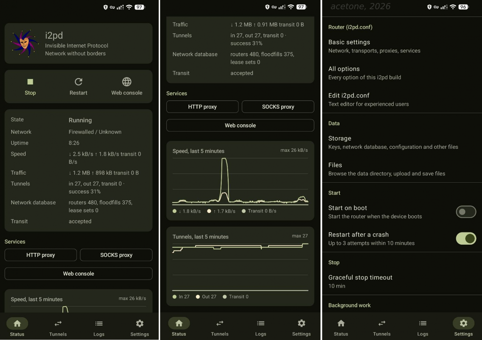 i2pd 3.0.0. Android