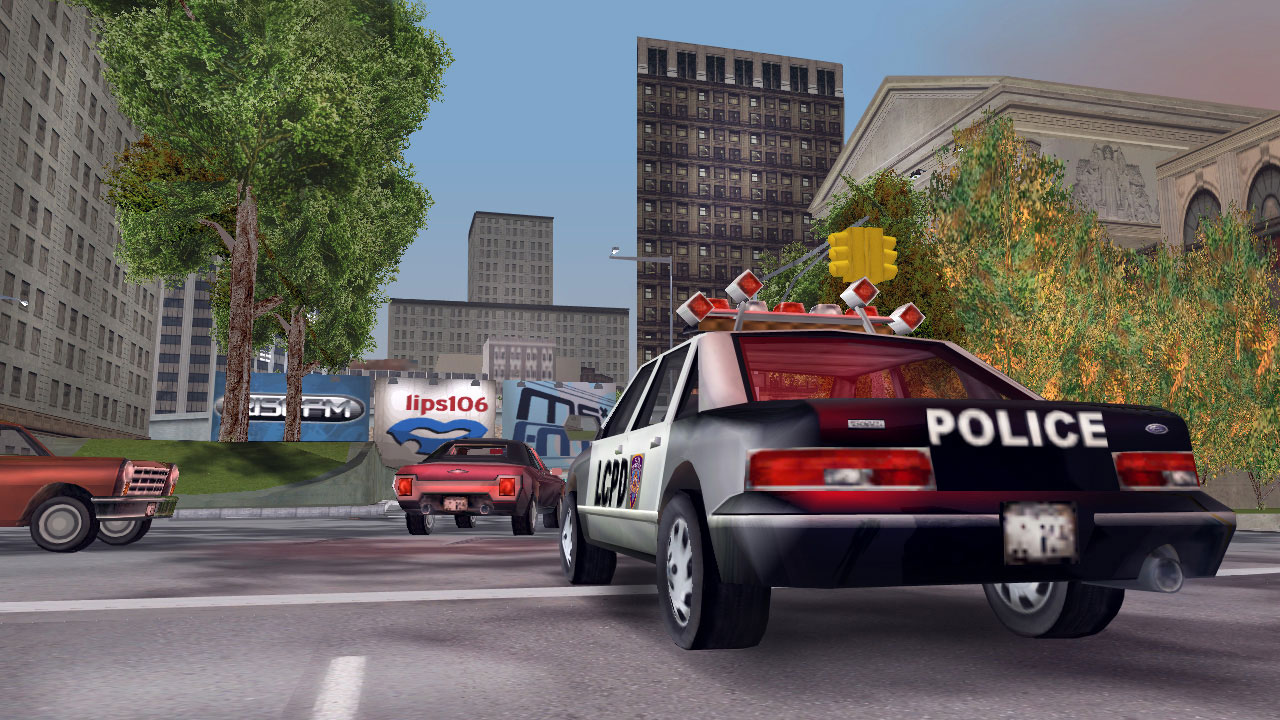 Официальный скриншот GTA III для PC