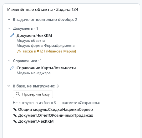 Пересечения задач видно до слияния
