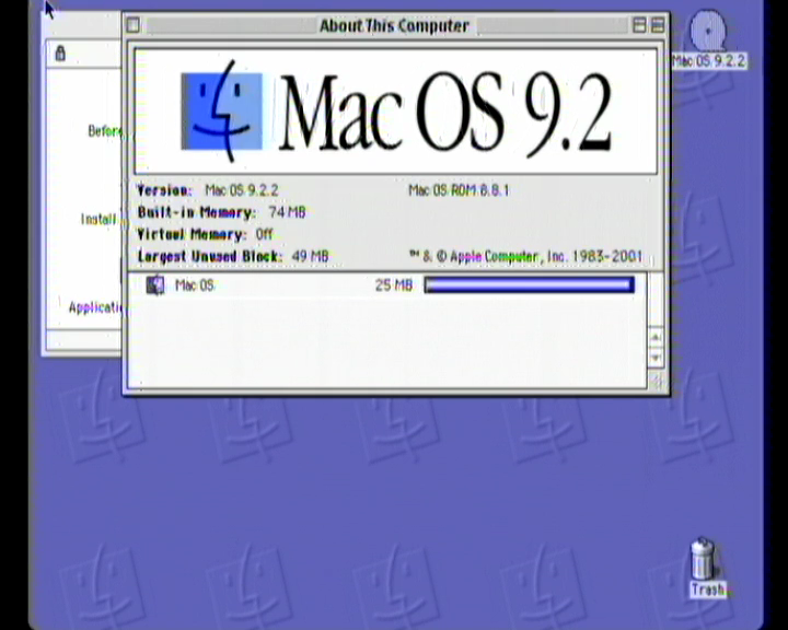 Mac OS 9.2.2 загрузилась на Wii