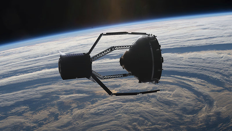Проект аппарата ClearSpace-1. Пока это изображение будущей миссии, а не снимок работающего космического уборщика. Источник. Проект аппарата ClearSpace-1. Пока это изображение будущей миссии, а не снимок работающего космического уборщика. Источник.